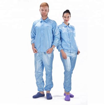 Pharmaceutical Class 100 ESD Launderable Cleanroom เครื่องแต่งกาย